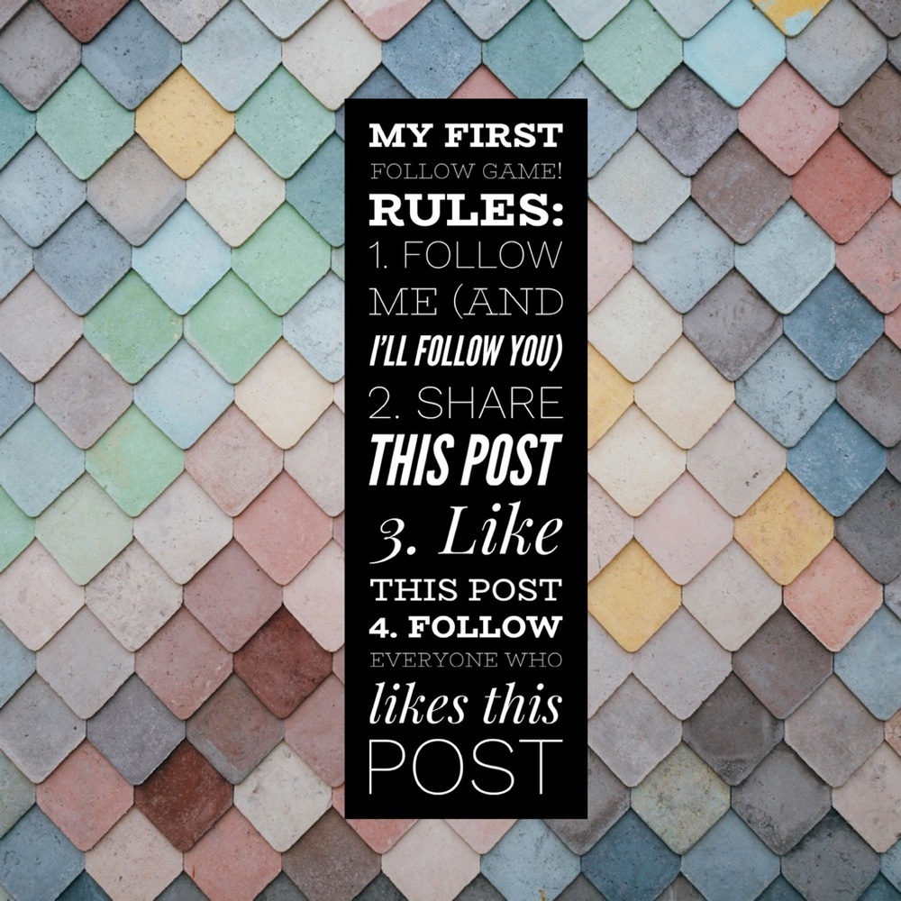 My First Follow Game